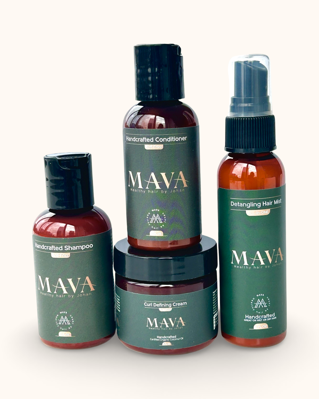 MAVA Travel Size Hair Care Kit