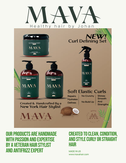 MAVA Travel Size Hair Care Kit